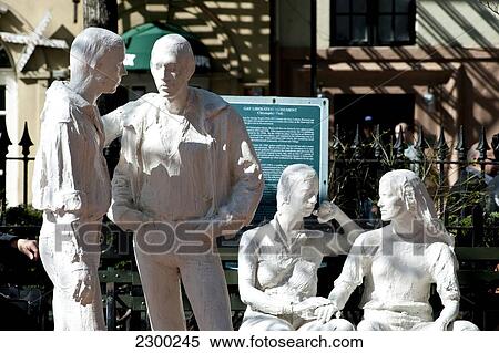 Stock Photography - Gay Liberation Monument In Stonewall Park. West Village, Manhattan, New York, Usa. Fotosearch