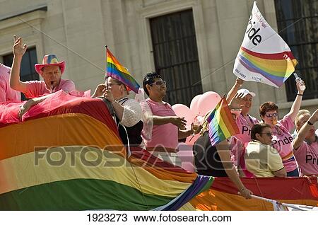 Stock Image - Gay Parade, London Pride. Fotosearch