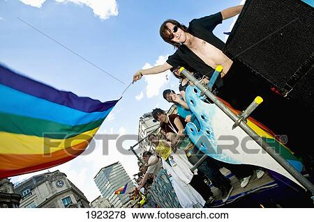 Stock Photo - Gay Parade, London Pride. Fotosearch