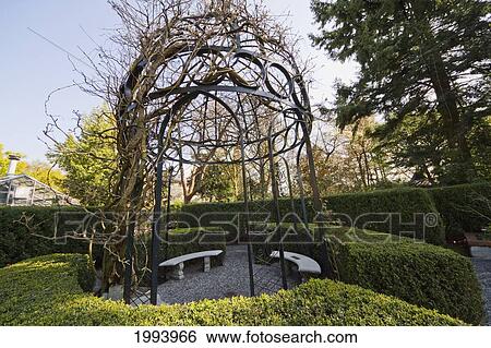 Gazebo In The Display Garden Of Park & Tilford Gardens, North Vancouver, British Columbia, Canada View Large Photo Image Stock Photograph - Gazebo In The Display Garden Of Park & Tilford Gardens, North Vancouver, British Columbia, Canada. Fotosearch