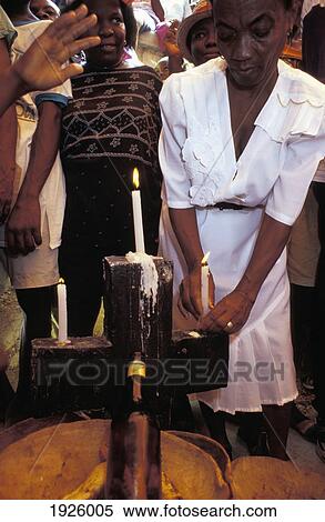 Stock Photography - Gede Altar, Port Au Prince. Fotosearch