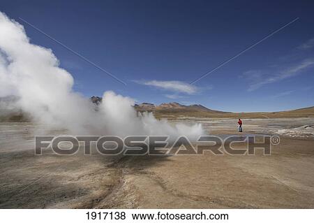 Geiseres Del Tatio View Large Photo Image Stock Photo - Geiseres Del Tatio. Fotosearch