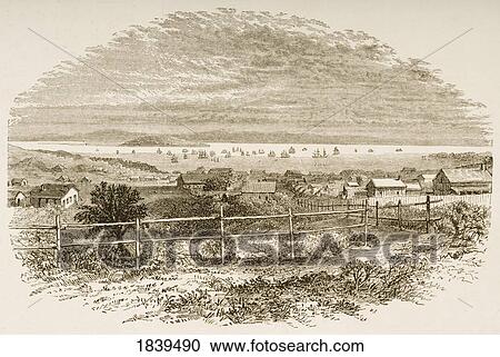 General View Of San Francisco, California, In 1849. From American Pictures Drawn With Pen And Pencil By Rev Samuel Manning Circa 1880 View Large Photo Image Stock Image - General View Of San Francisco, California, In 1849. From American Pictures Drawn With Pen And Pencil By Rev Samuel Manning Circa 1880. Fotosearch