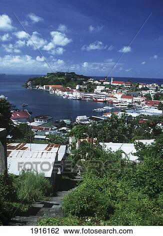 Stock Image - General View Of St Georges Harbour. Fotosearch