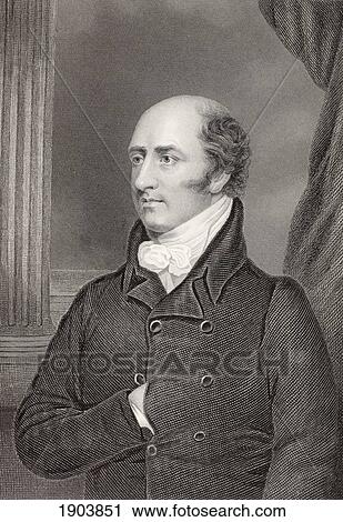 Stock Image - George Canning, 1770 To 1827. British Statesman, Politician And Foreign Secretary. Prime Minister Of The United Kingdom From The 10 April To 8 August 1827. From The Age We Live In, A History Of The Nineteenth Century.. Fotosearch