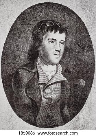 Stock Photography - George Dyer, 1755-1841 Aged 40 English Political Pamphleteer, Poet, Scholar, Editor, Classicist And Writer. From A Portrait By J Cristal. From The Book The Life Of Charles Lamb Volume I By E V Lucas Published 1905.. Fotosearch