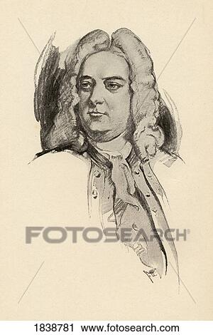George Frideric (Frederick) Handel, 1685-1759. German Born English Composer Of The Late Baroque Era. Portrait By Chase Emerson, American Artist, 1874-1922 View Large Photo Image Stock Image - George Frideric (Frederick) Handel, 1685-1759. German Born English Composer Of The Late Baroque Era. Portrait By Chase Emerson, American Artist, 1874-1922. Fotosearch