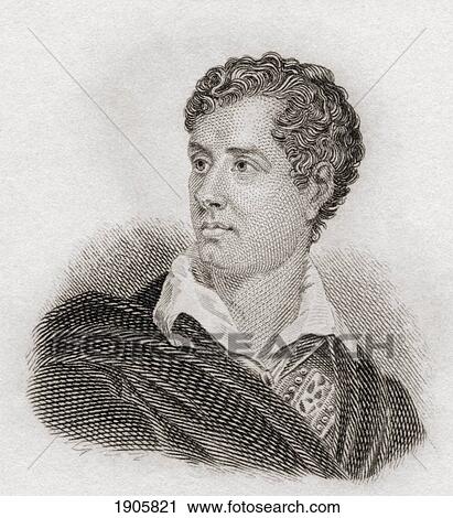 George Gordon Byron, 6Th Baron Byron, 1788 To 1824, Aka Lord Byron. English Poet And Leading Figure In Romanticism. From Crabb's Historical Dictionary Published 1825. View Large Photo Image Stock Image - George Gordon Byron, 6Th Baron Byron, 1788 To 1824, Aka Lord Byron. English Poet And Leading Figure In Romanticism. From Crabb's Historical Dictionary Published 1825.. Fotosearch