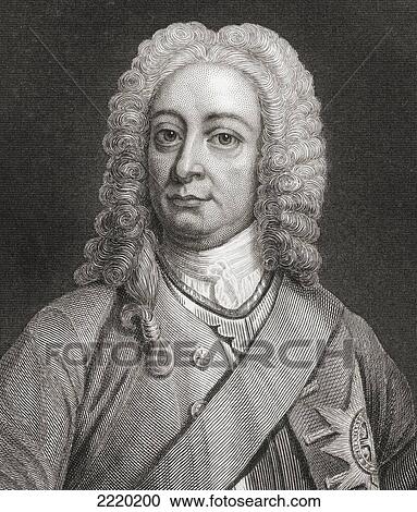 Stock Image - George Ii, 1683. Fotosearch