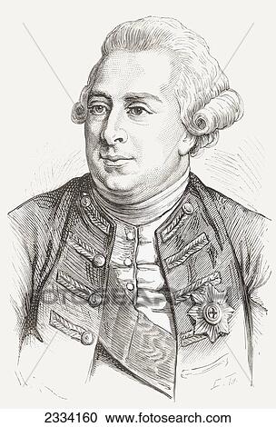 Stock Image - George Iii, 1738 - 1820. King Of The United Kingdom Of Great Britain And Ireland. From Nuestro Siglo, Published 1883.. Fotosearch