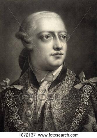 Stock Photo - George Iii Born 1738 Died 1820. George William Frederick. King Of Great Britain And Ireland And King Of Hanover 1815 To 1820. Engraved By William Pether After A Mezzotint By Thomas Frye.. Fotosearch