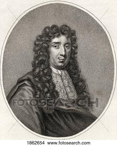 Picture - George Savile 1St Marquess Of Halifax 1633 ÃƒÆ’Ã‚Â» 1695 English Statesman Writer And Politician Engraved By Bocquet From The Book A Catalogue Of Royal And Noble Authors Volume Iii Published 1806. Fotosearch