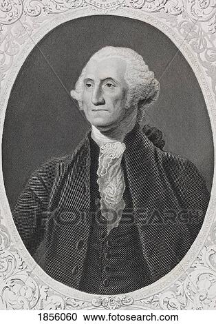 George Washington 1732 - 1799. First President Of The United States. From The Book Gallery Of Historical Portraits Published C. 1880. View Large Photo Image Stock Image - George Washington 1732 - 1799. First President Of The United States. From The Book Gallery Of Historical Portraits Published C. 1880.. Fotosearch
