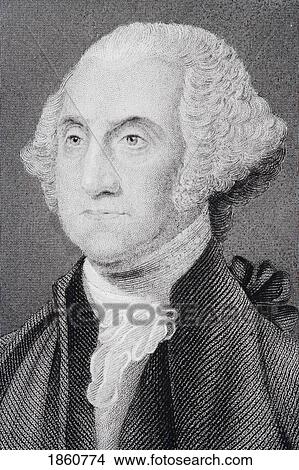 Picture - George Washington 1732 To 1799 First President Of The United States Of America. Fotosearch