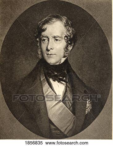 Stock Photography - George William Frederick Villiers, 4Th Earl Of Clarendon, 1800-1870. British Statesman And Diplomat, After Sir Thomas Lawrence. From The Book ÃƒÂ¢Ã¢â€šÂ¬Ã…â€œThe Letters Of Queen Victoria 1854-1861 Vol IiiÃƒÂ¢Ã¢â€šÂ¬Ã‚Â Published 1907.. Fotosearch