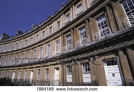 Georgian Houses Along The Circus View Large Photo Image Stock Photo - Georgian Houses Along The Circus. Fotosearch
