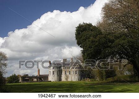 Stock Photo - Georgian Mansion In Doneraile Park; Doneraile County Cork Ireland. Fotosearch