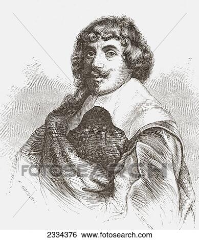Stock Photograph - Gerard Van Honthorst, 1590-1656. Dutch Golden Age Artist. From Histoire Des Peintres De Toutes Les ÃƒÆ’Ã¢â‚¬Â°Coles, ÃƒÆ’Ã¢â‚¬Â°Cole Hollandaise, Published 1863.. Fotosearch
