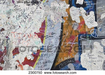 Stock Image - Germany, Berlin Wall; Berlin. Fotosearch