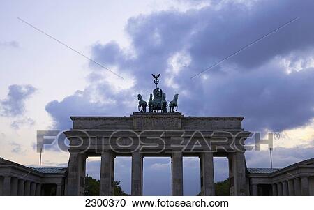 Stock Image - Germany, Brandenburg Gate; Berlin. Fotosearch