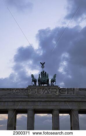 Stock Image - Germany, Brandenburg Gate; Berlin. Fotosearch