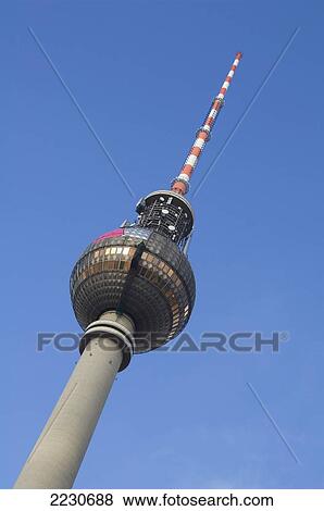 Germany, Fernsehturm Tv Tower; Berlin View Large Photo Image Stock Photo - Germany, Fernsehturm Tv Tower; Berlin. Fotosearch