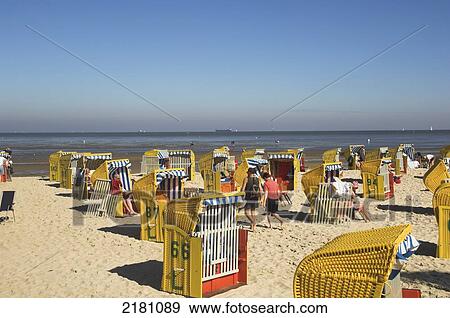 Germany, Lower Saxony, Cuxhaven, Beach View Large Photo Image Stock Photo - Germany, Lower Saxony, Cuxhaven, Beach. Fotosearch