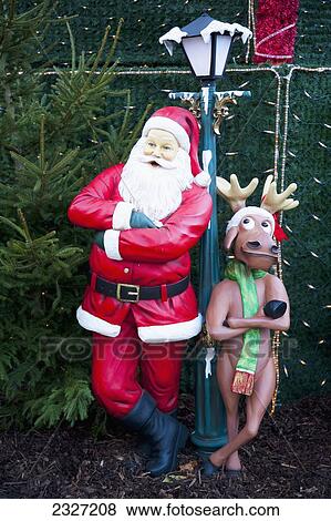 Stock Photo - Germany, Santa at Breitscheid Platz; Berlin. Fotosearch