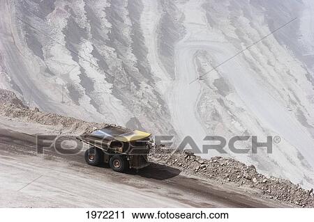 Giant Truck Laden With Ore At Chuquicamata, The Largest Open Pit Copper Mine In The World, Antofagasta Region, Chile View Large Photo Image Stock Image - Giant Truck Laden With Ore At Chuquicamata, The Largest Open Pit Copper Mine In The World, Antofagasta Region, Chile. Fotosearch