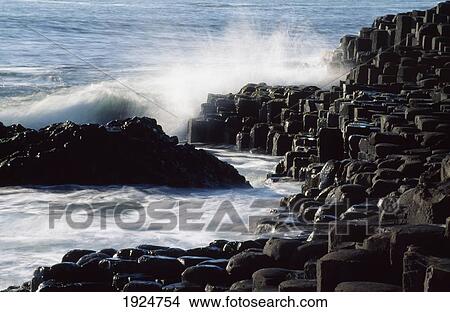 Giant's Causeway View Large Photo Image Picture - Giant's Causeway. Fotosearch