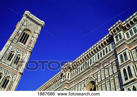 Giotto's Belltower & Duomo View Large Photo Image Stock Photograph - Giotto's Belltower & Duomo. Fotosearch