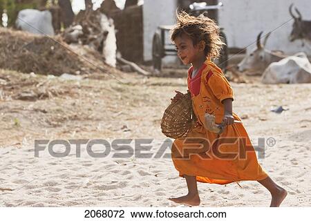Girl In A Village Near Sujatagarh Stupa, Bodhgaya, Bihar, India View Large Photo Image Stock Image - Girl In A Village Near Sujatagarh Stupa, Bodhgaya, Bihar, India. Fotosearch