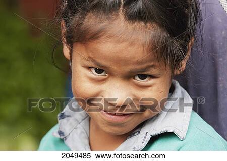 Stock Photography - Girl, Otavalo, Imbabura, Ecuador. Fotosearch