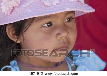 Stock Image - Girl, San Pedro De Atacama, Antofagasta Region, Chile. Fotosearch