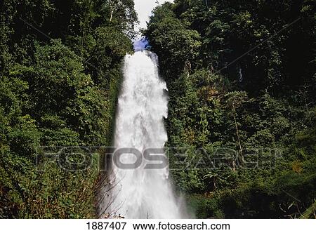 Stock Photo - Gitgit Waterfall. Fotosearch
