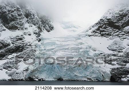 Stock Photo - Glacier; Antarctica. Fotosearch