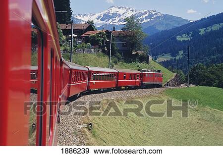 Stock Photo - Glacier Express. Fotosearch