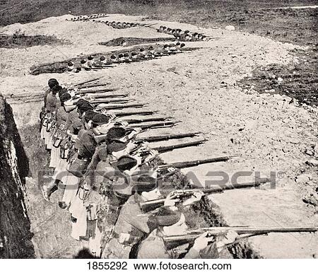 Glasgow Highlanders In Trenches 1915 From The War Illustrated Album Deluxe Published London 1916 View Large Photo Image Stock Image - Glasgow Highlanders In Trenches 1915 From The War Illustrated Album Deluxe Published London 1916. Fotosearch