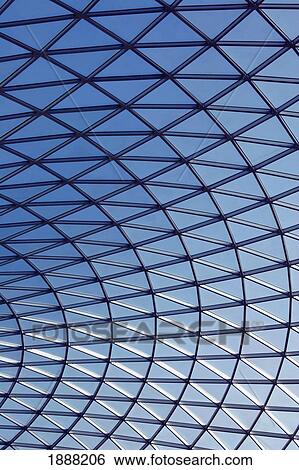 Stock Photograph - Glass Atrium, Close Up. Fotosearch