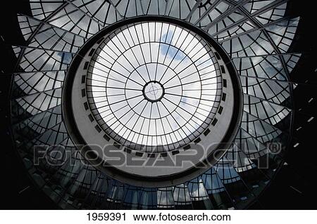 Stock Image - Glass Ceiling Of The Schirn Art Hall In Frankfurt Am Main, Germany. Fotosearch