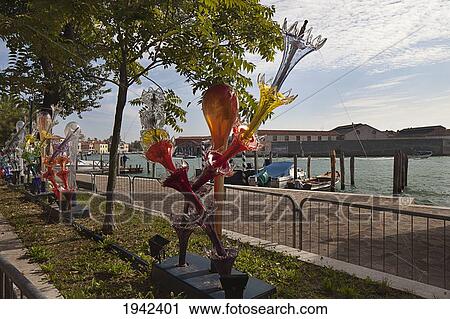 Glass Sculptures; Murano Italy View Large Photo Image Stock Image - Glass Sculptures; Murano Italy. Fotosearch