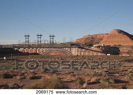Glen Canyon Dam; Arizona United States Of America View Large Photo Image Stock Photography - Glen Canyon Dam; Arizona United States Of America. Fotosearch