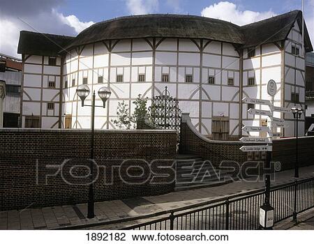 Stock Image - Globe Theatre. Fotosearch