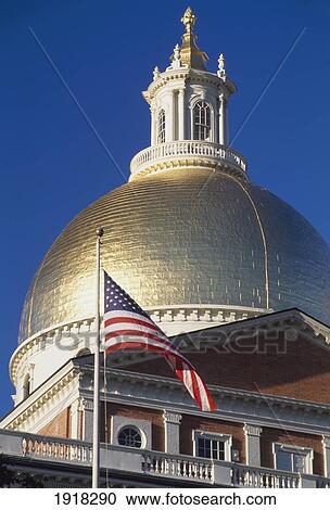Gold Dome Of New State House View Large Photo Image Stock Image - Gold Dome Of New State House. Fotosearch