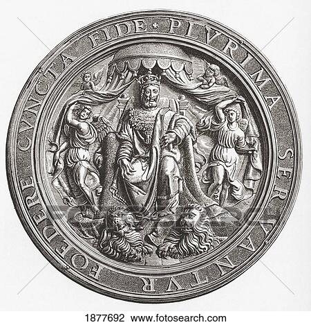 Gold Seal Made By Benvenuto Cellini For Francis I Of France. From The Book Short History Of The English People By J. R. Green, Published London 1893. View Large Photo Image Stock Image - Gold Seal Made By Benvenuto Cellini For Francis I Of France. From The Book Short History Of The English People By J. R. Green, Published London 1893.. Fotosearch