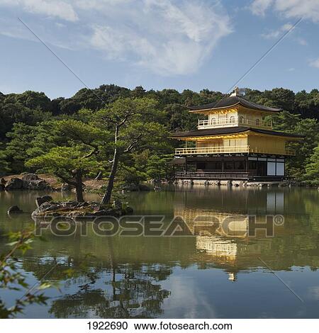 Golden Pavilion, A Buddhist Temple; Kinkaku Ji, Kyoto, Japan View Large Photo Image Stock Image - Golden Pavilion, A Buddhist Temple; Kinkaku Ji, Kyoto, Japan. Fotosearch