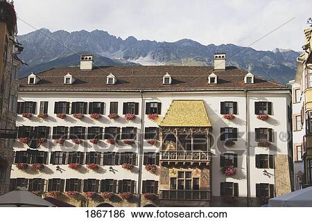 Golden Roof (Goldenes Dachl), Innsbruck, Tyrol (Tirol), Austria View Large Photo Image Stock Photograph - Golden Roof (Goldenes Dachl), Innsbruck, Tyrol (Tirol), Austria. Fotosearch