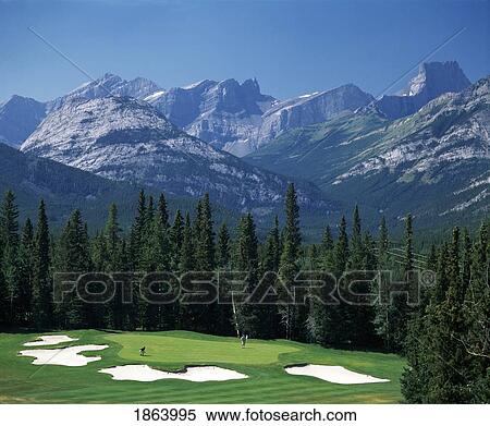 Golfing In The Rocky Mountains, Kananaskis, Alberta, Canada View Large Photo Image Stock Photography - Golfing In The Rocky Mountains, Kananaskis, Alberta, Canada. Fotosearch