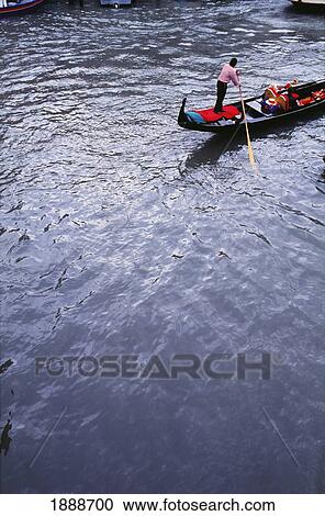Gondolier View Large Photo Image Stock Image - Gondolier. Fotosearch