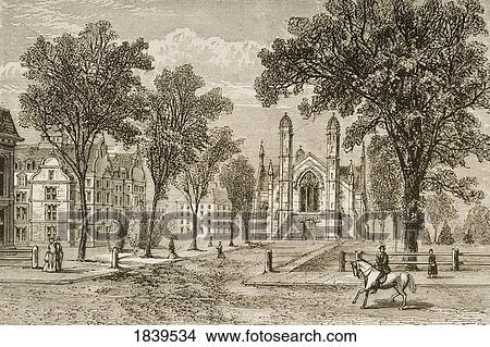 Gore Hall At Harvard College, Cambridge Massachusetts In 1870S. From American Pictures Drawn With Pen And Pencil By Rev Samuel Manning Circa 1880 View Large Photo Image Picture - Gore Hall At Harvard College, Cambridge Massachusetts In 1870S. From American Pictures Drawn With Pen And Pencil By Rev Samuel Manning Circa 1880. Fotosearch